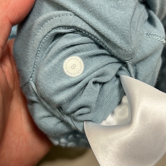 Lululemon Wool Whenever Chambray Blue Pullover Crew Size 8 - Picture 9 of 13